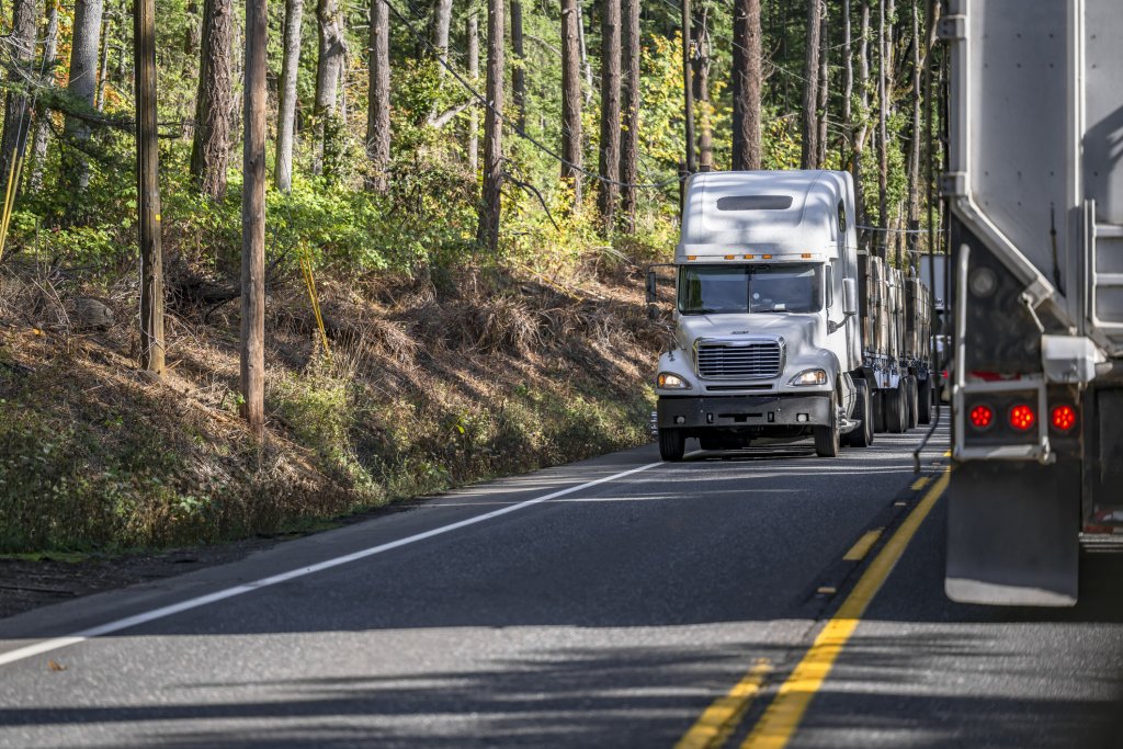 Truck driving