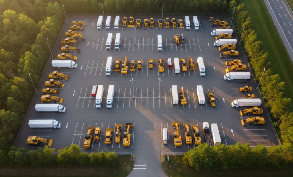 Outdoor Construction Storage Yard