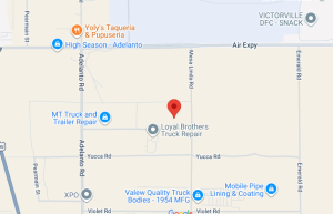 Truck Parking Adelanto, CA